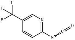 2-isocyanato-5-(trifluoromethyl)pyridine Struktur