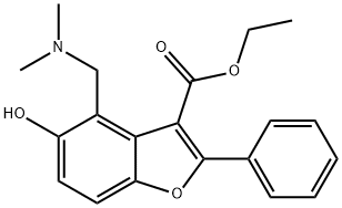 ETHYL 4-[(DIMETHYLAMINO)METHYL]-5-HYDROXY-2-PHENYL-1-BENZOFURAN-3-CARBOXYLATE HYDROCHLORIDE price.