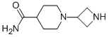 1-(AZETIDIN-3-YL)PIPERIDINE-4-CARBOXAMIDE Struktur