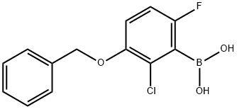 3-(Benzyloxy)-2-chloro-6-fluorophenylboronic acid price.