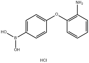 4-(2-Aminophenoxy)phenylboronic acid, HCl Struktur