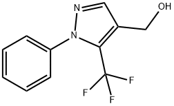 1H-PYRAZOLE-4-METHANOL, 1-PHENYL-5-(TRIFLUOROMETHYL)- Struktur