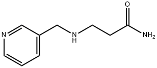 3-[(3-PYRIDINYLMETHYL)AMINO]PROPANAMIDE Struktur