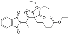 ETHYL-6,6-DICARBETHOXY-7-OXO-8-PHTHALIMIDOPELARGONAT Struktur