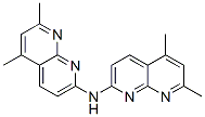 1,8-Naphthyridin-2-amine,  N-(5,7-dimethyl-1,8-naphthyridin-2-yl)-5,7-dimethyl- Struktur