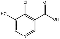 3-Pyridinecarboxylic  acid,  4-chloro-5-hydroxy- Struktur