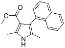 1H-Pyrrole-3-carboxylicacid,2,5-dimethyl-4-(1-naphthalenyl)-,methylester(9CI) Struktur