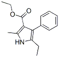 1H-Pyrrole-3-carboxylicacid,5-ethyl-2-methyl-4-phenyl-,ethylester(9CI) Struktur