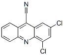 9-Acridinecarbonitrile,  2,4-dichloro- Struktur