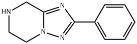 [1,2,4]TRIAZOLO[1,5-A]PYRAZINE, 5,6,7,8-TETRAHYDRO-2-PHENYL- Struktur