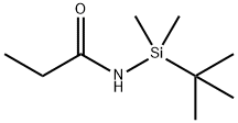 Propanamide,  N-[(1,1-dimethylethyl)dimethylsilyl]- Struktur