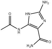 1H-Imidazole-4-carboxamide,  5-(acetylamino)-2-amino- Struktur