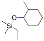 Cyclohexane,  1-[(ethyldimethylsilyl)oxy]-2-methyl- Struktur