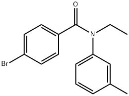 4-BroMo-N-ethyl-N-(3-Methylphenyl)benzaMide, 97% Struktur