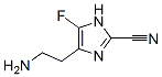 1H-Imidazole-2-carbonitrile,  4-(2-aminoethyl)-5-fluoro- Struktur