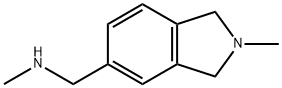 N-METHYL-1-(2-METHYL-2,3-DIHYDRO-1H-ISOINDOL-5-YL)METHANAMINE Struktur