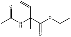 3-Butenoic  acid,  2-(acetylamino)-2-methyl-,  ethyl  ester Struktur