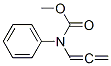 Carbamic  acid,  N-phenyl-N-1,2-propadien-1-yl-,  methyl  ester Struktur