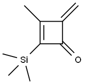 2-Cyclobuten-1-one,  3-methyl-4-methylene-2-(trimethylsilyl)- Struktur