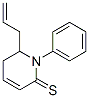 2(1H)-Pyridinethione,  5,6-dihydro-1-phenyl-6-(2-propen-1-yl)- Struktur