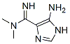 1H-Imidazole-4-carboximidamide,  5-amino-N,N-dimethyl- Struktur