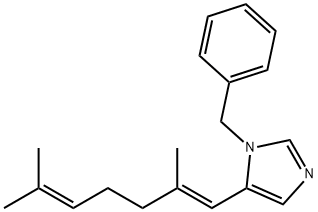 1-benzyl-5-(2,6-dimethyl-1,5-heptadienyl)imidazole Struktur