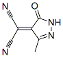 Propanedinitrile,  (1,5-dihydro-3-methyl-5-oxo-4H-pyrazol-4-ylidene)-  (9CI) Struktur