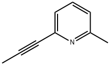 Pyridine, 2-methyl-6-(1-propynyl)- (9CI) Struktur