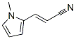 2-Propenenitrile,3-(1-methyl-1H-pyrrol-2-yl)-,(E)-(9CI) Struktur