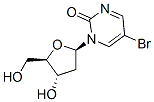 1-(2-deoxy-beta-ribofuranosyl)-5-bromo-2-pyrimidinone Struktur