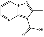 2-METHYL-PYRAZOLO[1,5-A]PYRIMIDINE-3-CARBOXYLIC ACID Struktur