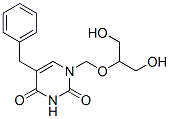 1-((2-hydroxy-1-(hydroxymethyl)ethoxy)methyl)-5-benzyluracil Struktur