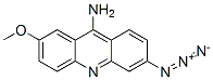 9-amino-3-azido-7-methoxyacridine Struktur