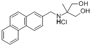 1,3-Propanediol, 2-methyl-2-((2-phenanthrenylmethyl)amino)-, hydrochlo ride Struktur