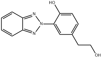 Benzeneethanol, 3-(2H-benzotriazol-2-yl)-4-hydroxy- Struktur