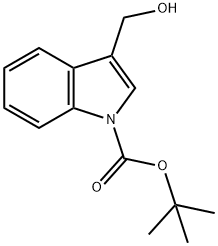 3-HYDROXYMETHYLINDOLE-1-CARBOXYLIC ACID TERT-BUTYL ESTER Structure