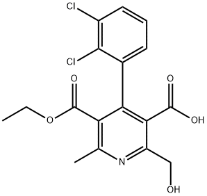 5-Carboxy-6-hydroxyMethyl Dehydro Felodipine Struktur