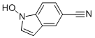 1H-Indole-5-carbonitrile,  1-hydroxy- Struktur