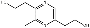 2,5-Pyrazinediethanol,3-methyl-(9CI) Struktur