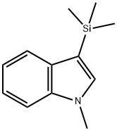 1-methyl-3-trimethylsilylindole Struktur