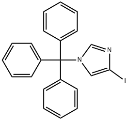 4-Iodo-1-tritylimidazole Structure