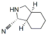 1H-Isoindole-1-carbonitrile,octahydro-,(1alpha,3aalpha,7aalpha)-(9CI) Struktur