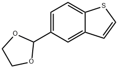 Benzo[b]thiophene, 5-(1,3-dioxolan-2-yl)- Struktur