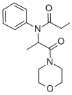 Propionanilide, N-(1-(morpholinocarbonyl)ethyl)- Struktur