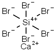 calcium hexabromosilicate(2-) Struktur