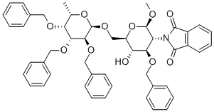 Methyl3-O-benzyl-6-O-(2,3,4-tri-O-benzyl-a-L-fucopyranosyl)-2-deoxy-2-phthalimido-b-D-glucopyranoside price.