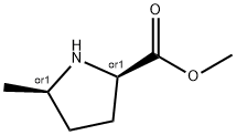 Proline, 5-methyl-, methyl ester, cis- (9CI) Struktur