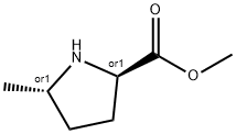 Proline, 5-methyl-, methyl ester, trans- (9CI) Struktur