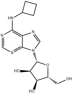 Adenosine, N-cyclobutyl- Struktur