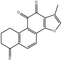 8,9-Dihydro-1-methylphenanthro[1,2-b]furan-6,10,11(7H)-trione Struktur